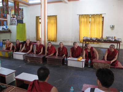 Tsawa Khamtsen monniken van het lamadansen 2009